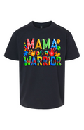 Mama of a Warrior T-Shirt – Colorful Autism Awareness Puzzle Design for Proud Moms