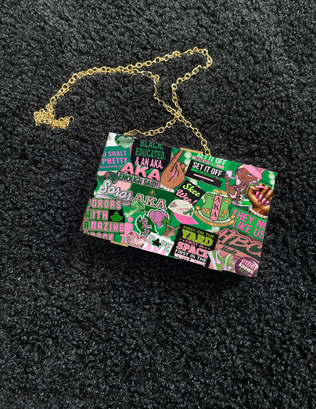 Customizable Acrylic Clutch Purse