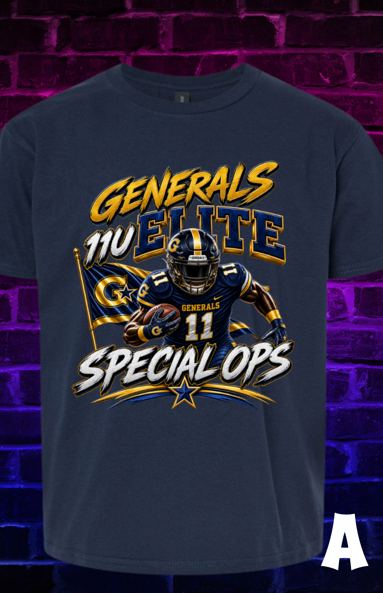 Generals 11U Elite Special Ops Shirt