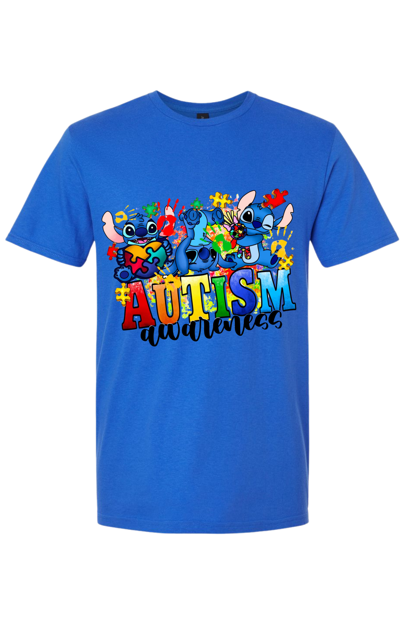 Autism Awareness T-Shirt – Colorful Blue Character Design