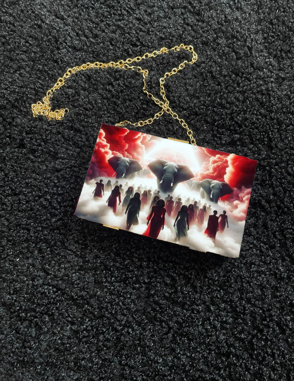 Customizable Acrylic Clutch Purse