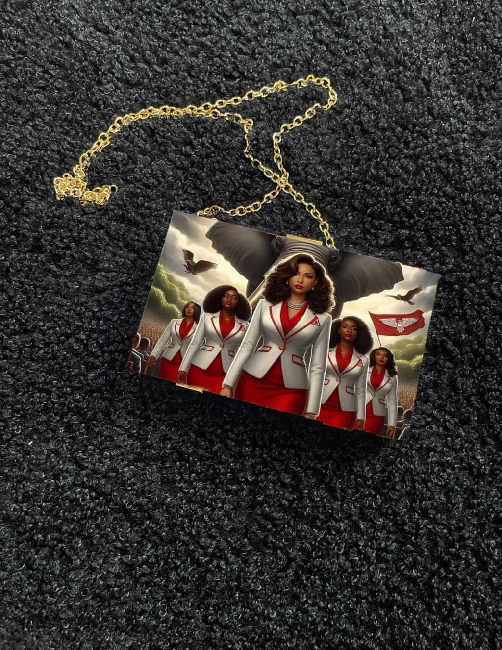 Customizable Acrylic Clutch Purse