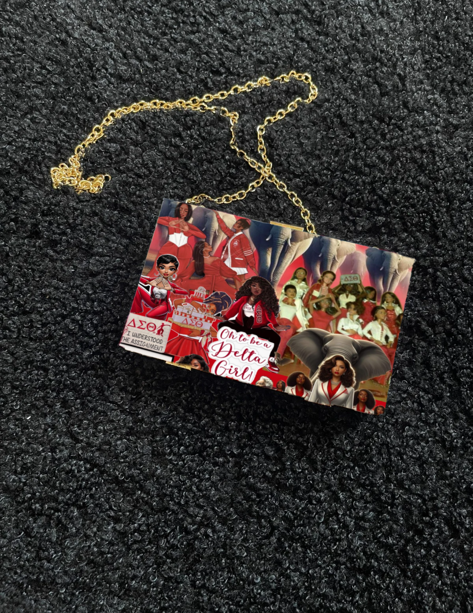 Customizable Acrylic Clutch Purse