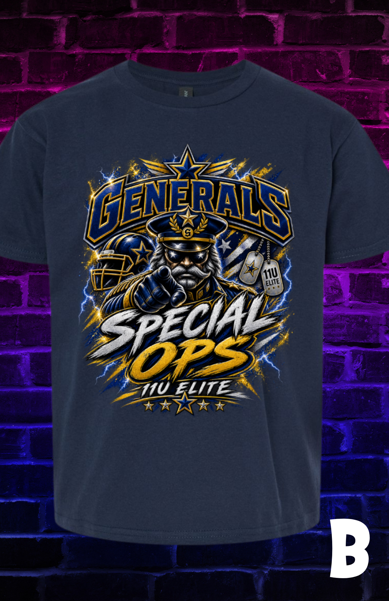 Generals 11U Elite Special Ops Shirt
