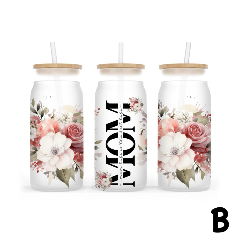 Mom Life Libbey glass