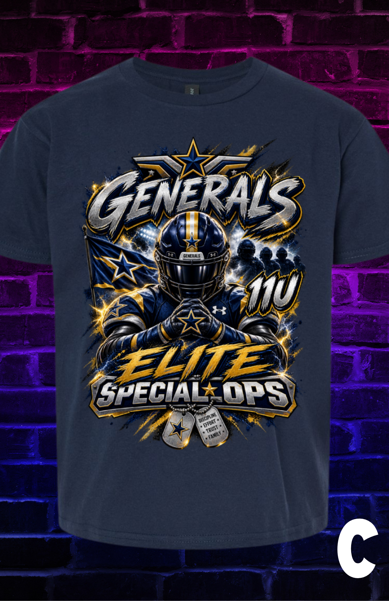 Generals 11U Elite Special Ops Shirt