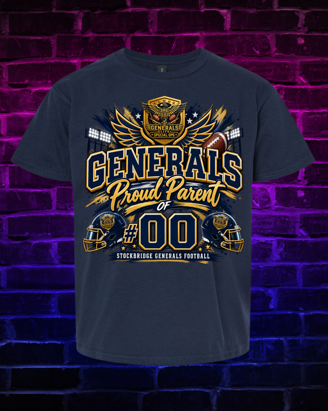 Generals Proud Parent- Custom Player Shirt