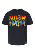 Autism Mama T-Shirt – Colorful Puzzle Piece Awareness Tee for Proud Moms