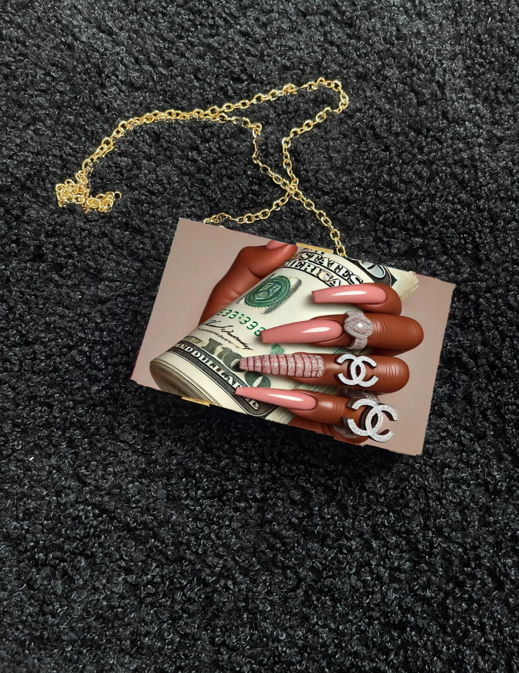 Customizable Acrylic Clutch Purse