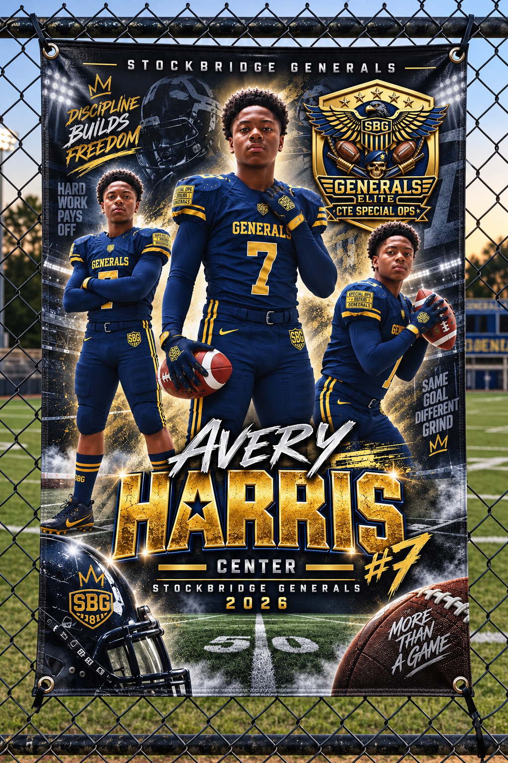 Custom Sports Banner