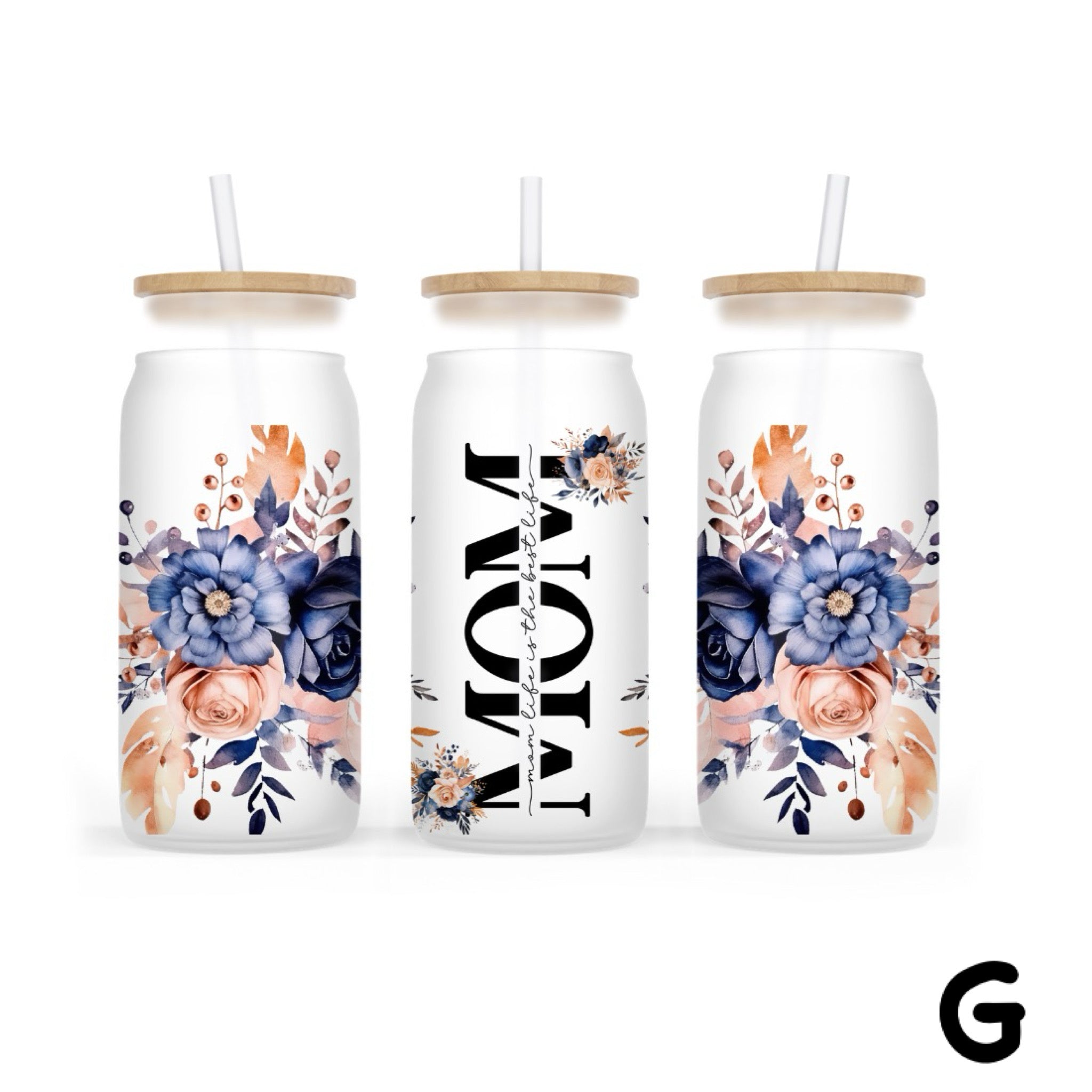 Mom Life Libbey glass