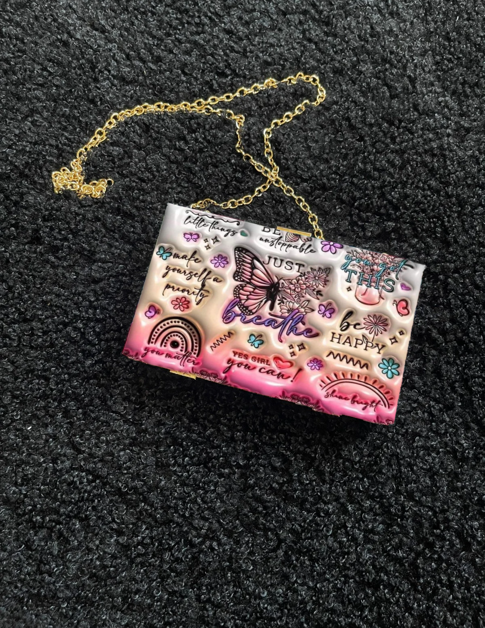 Customizable Acrylic Clutch Purse