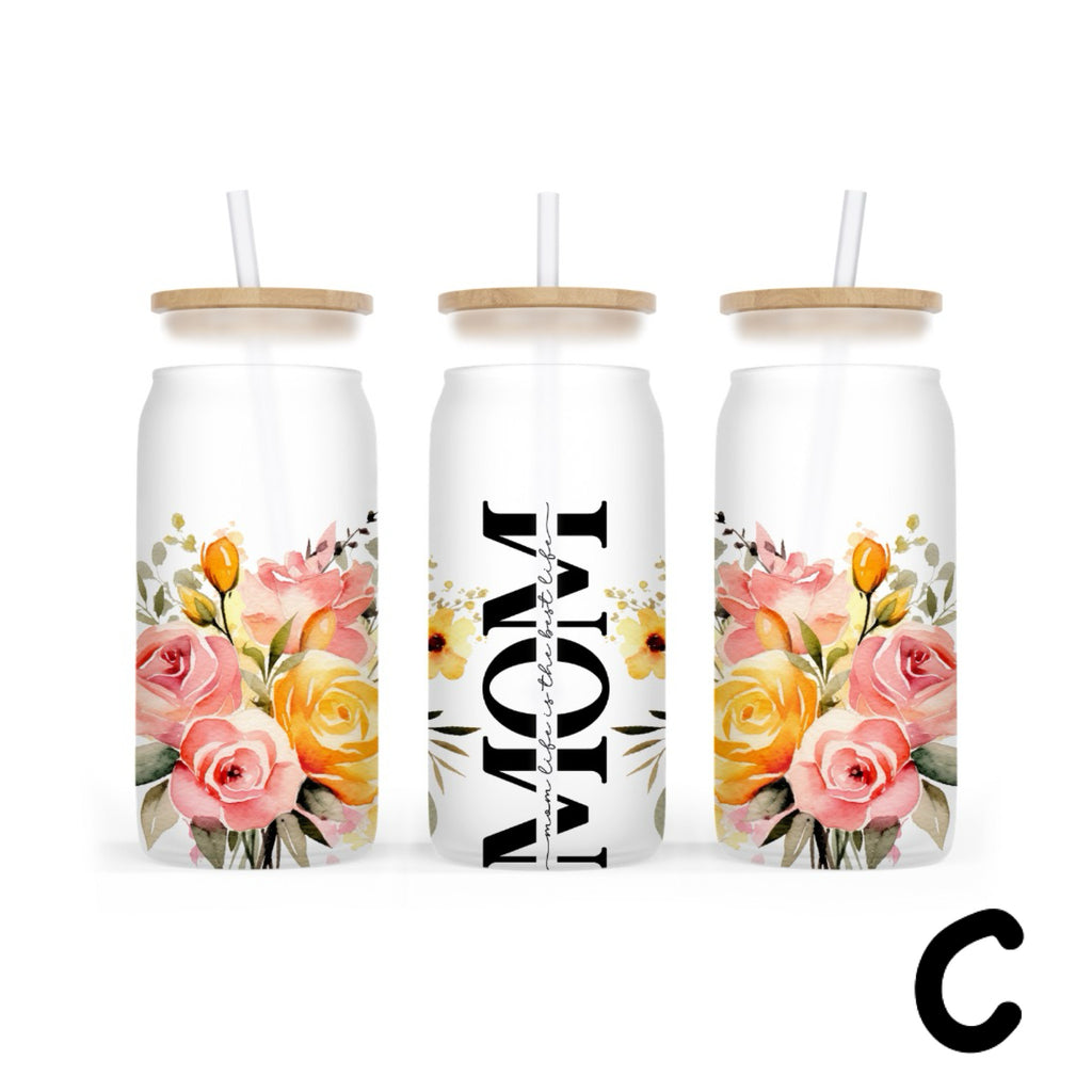 Mom Life Libbey glass