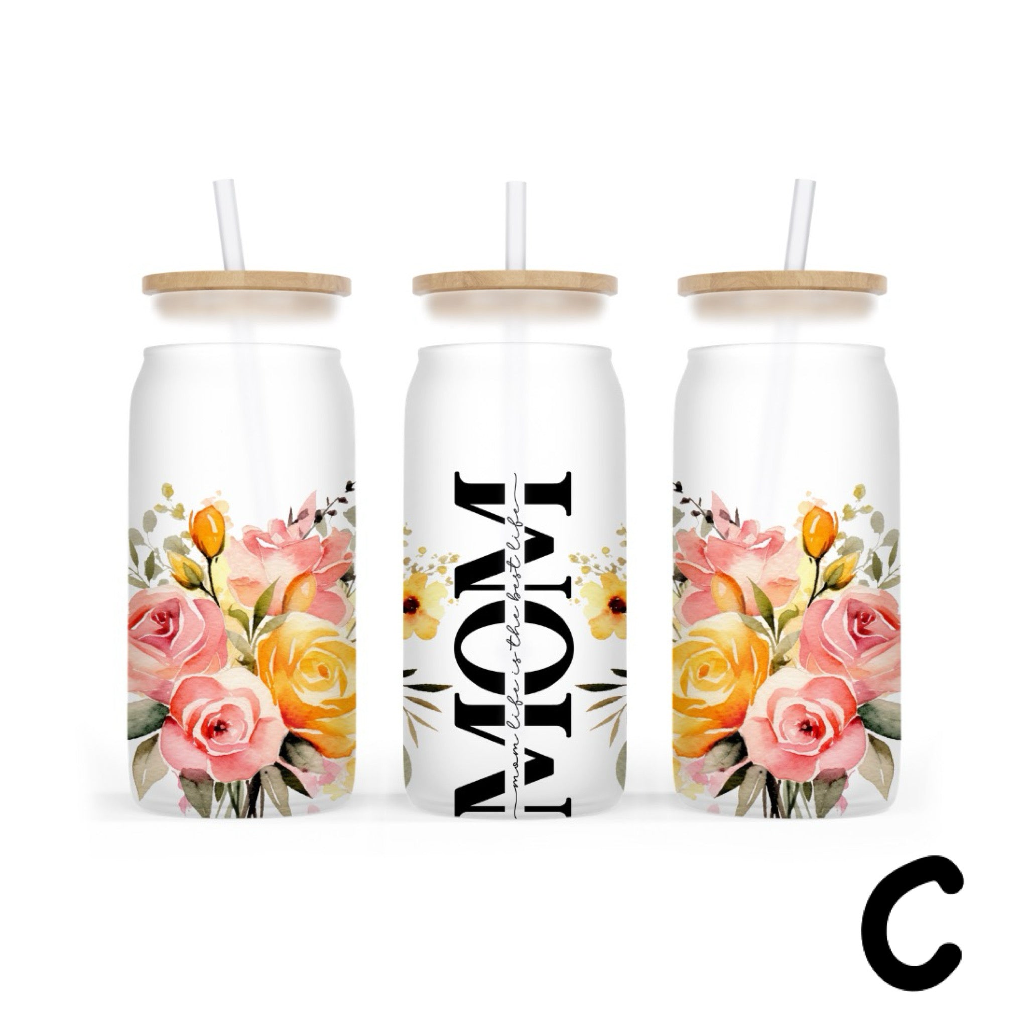 Mom Life Libbey glass