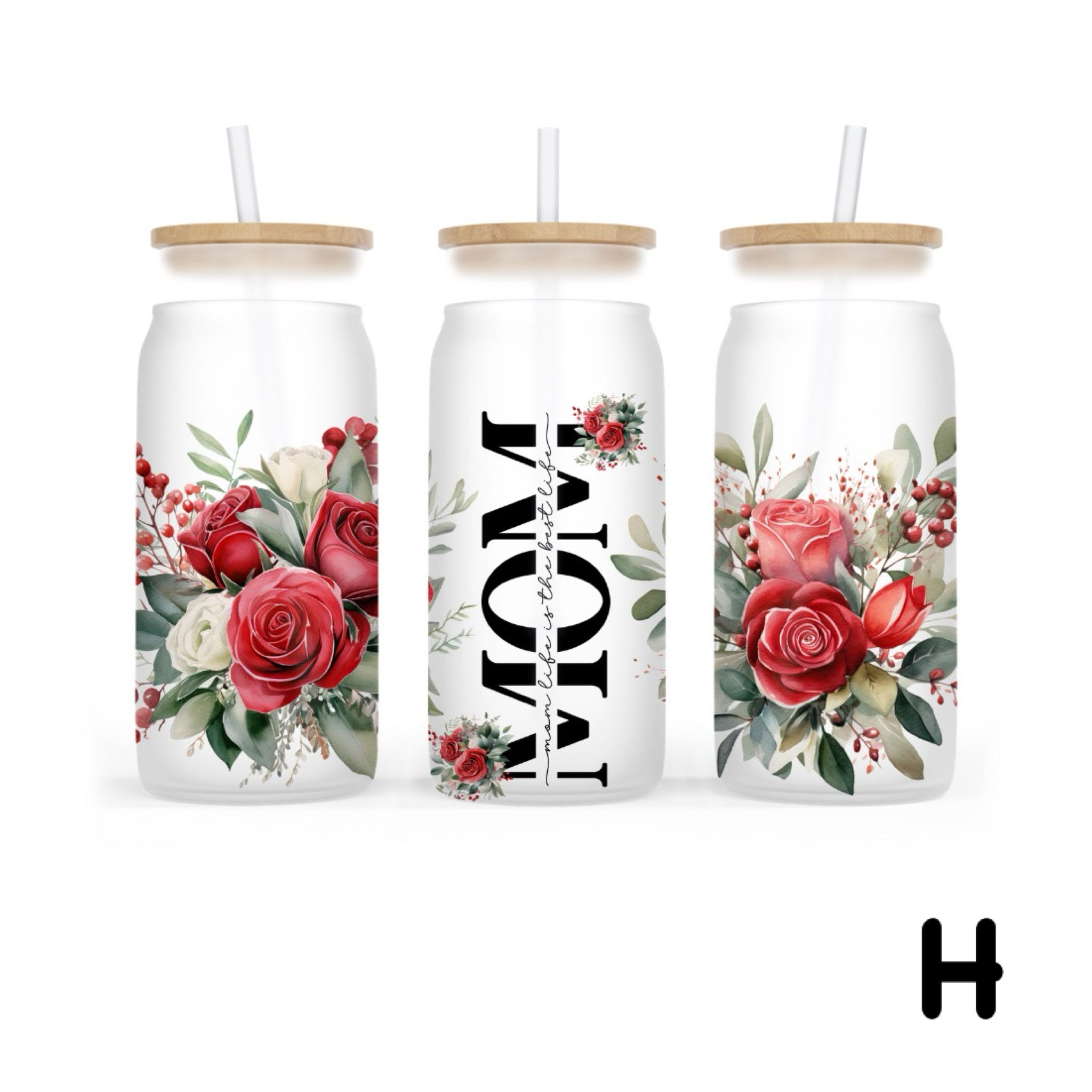 Mom Life Libbey glass