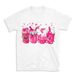 Butterfly & Coffee Breast Cancer Shirt