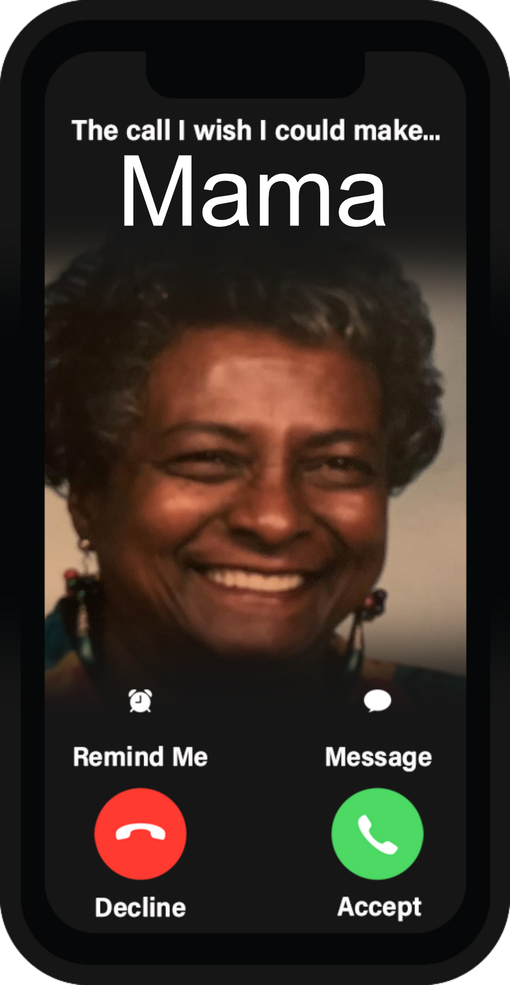 The Call I Wish I Could Make Keychain