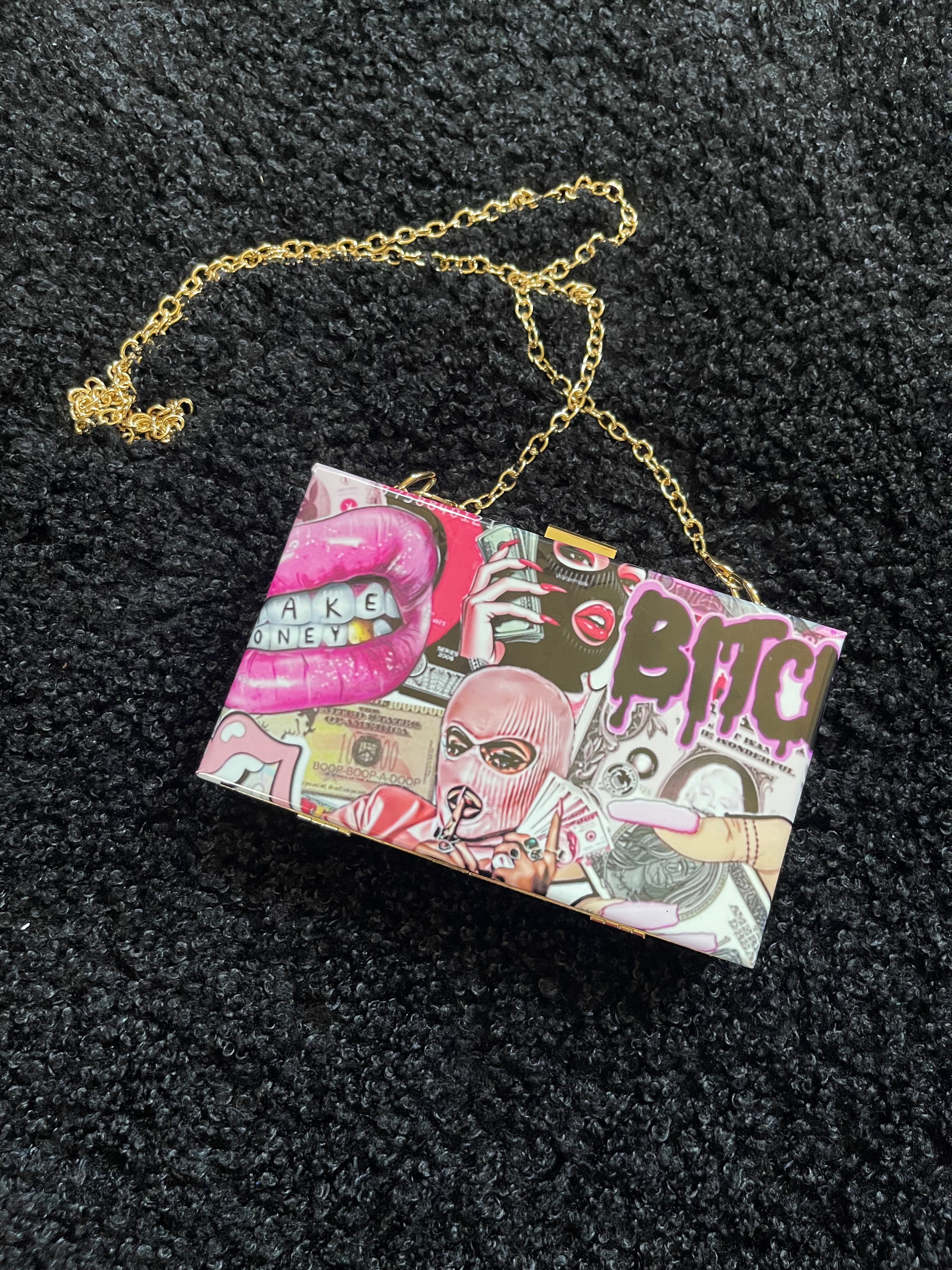 Customizable Acrylic Clutch Purse