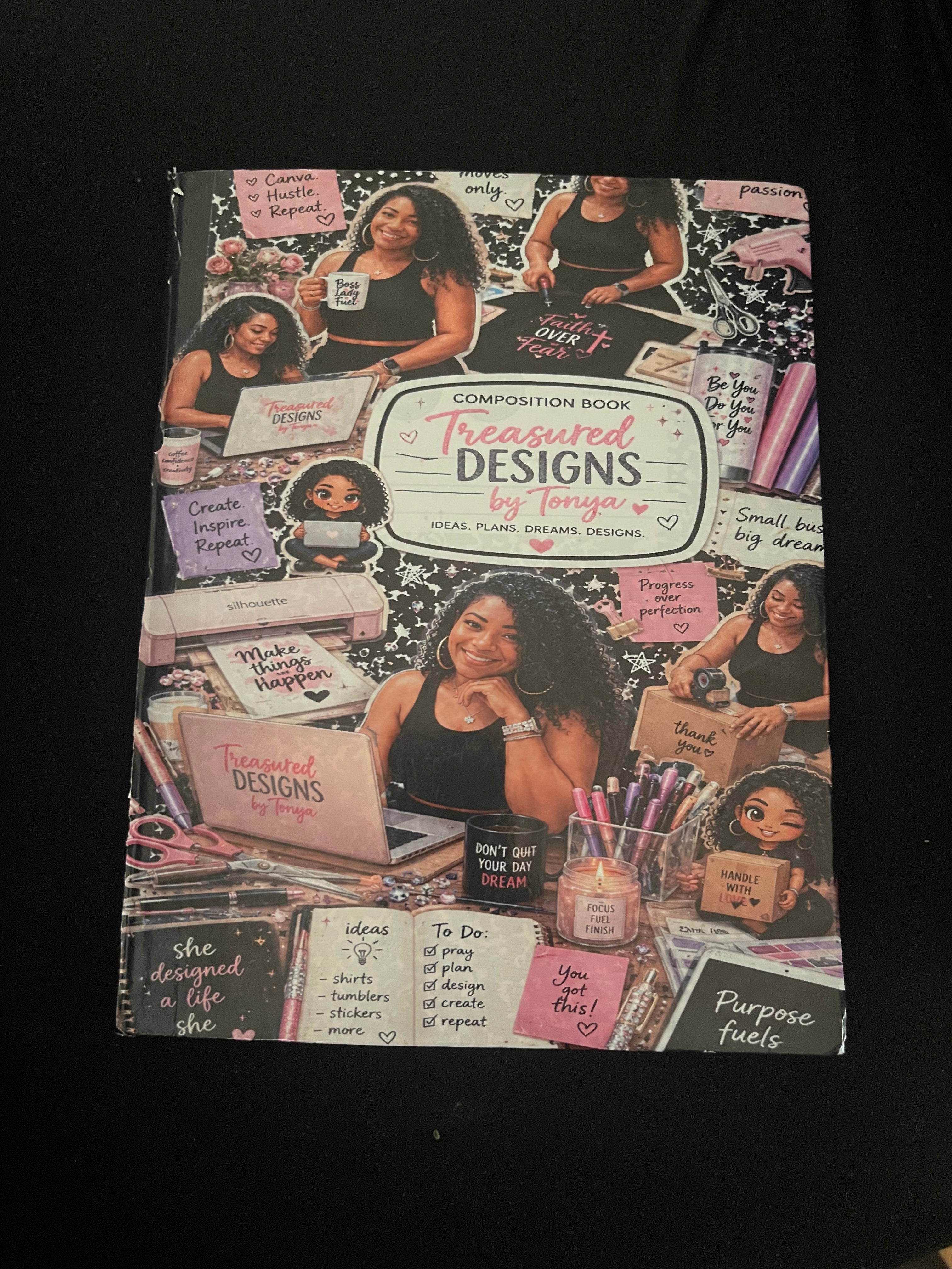 Custom Composition Notebook
