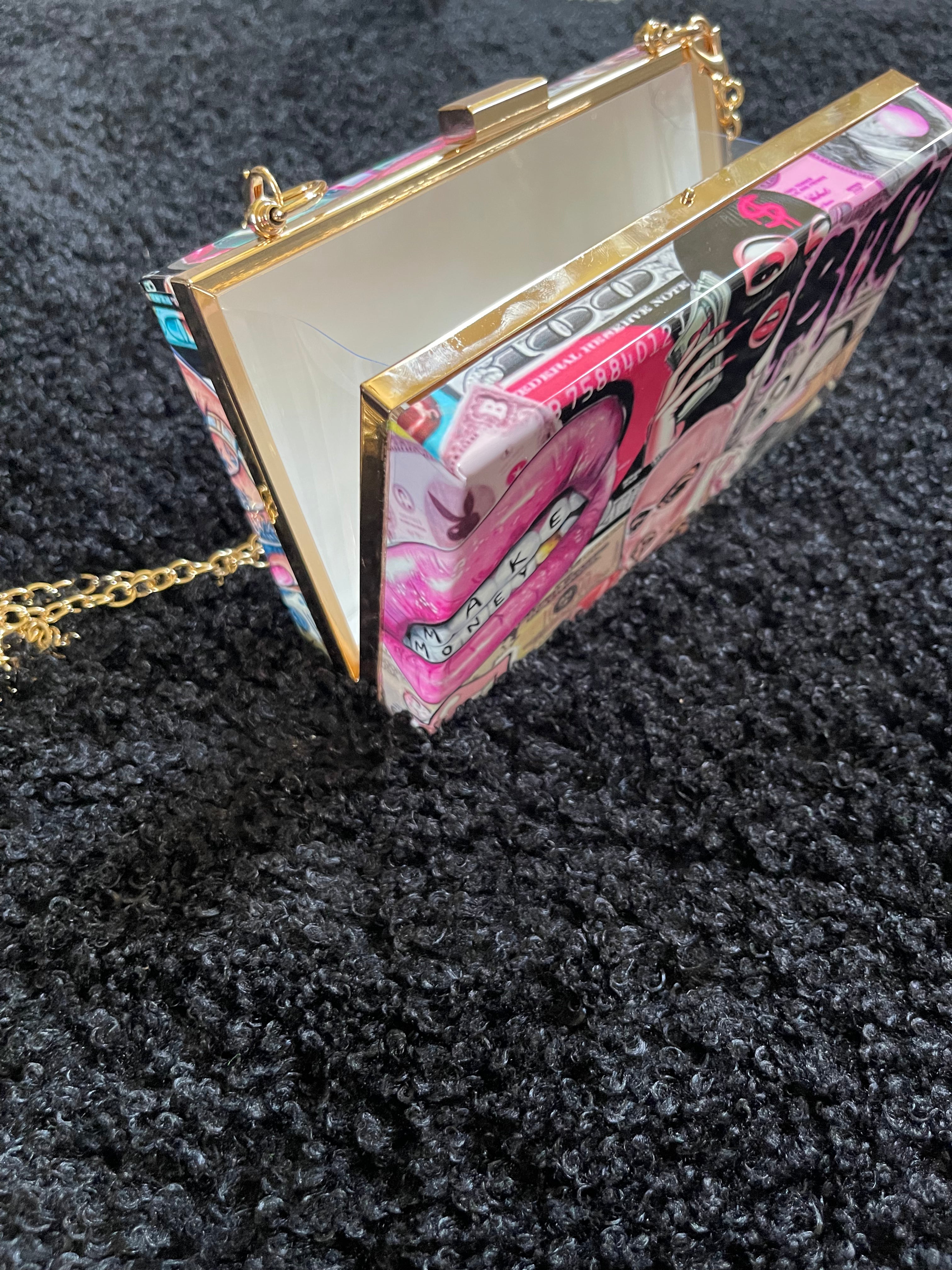 Customizable Acrylic Clutch Purse