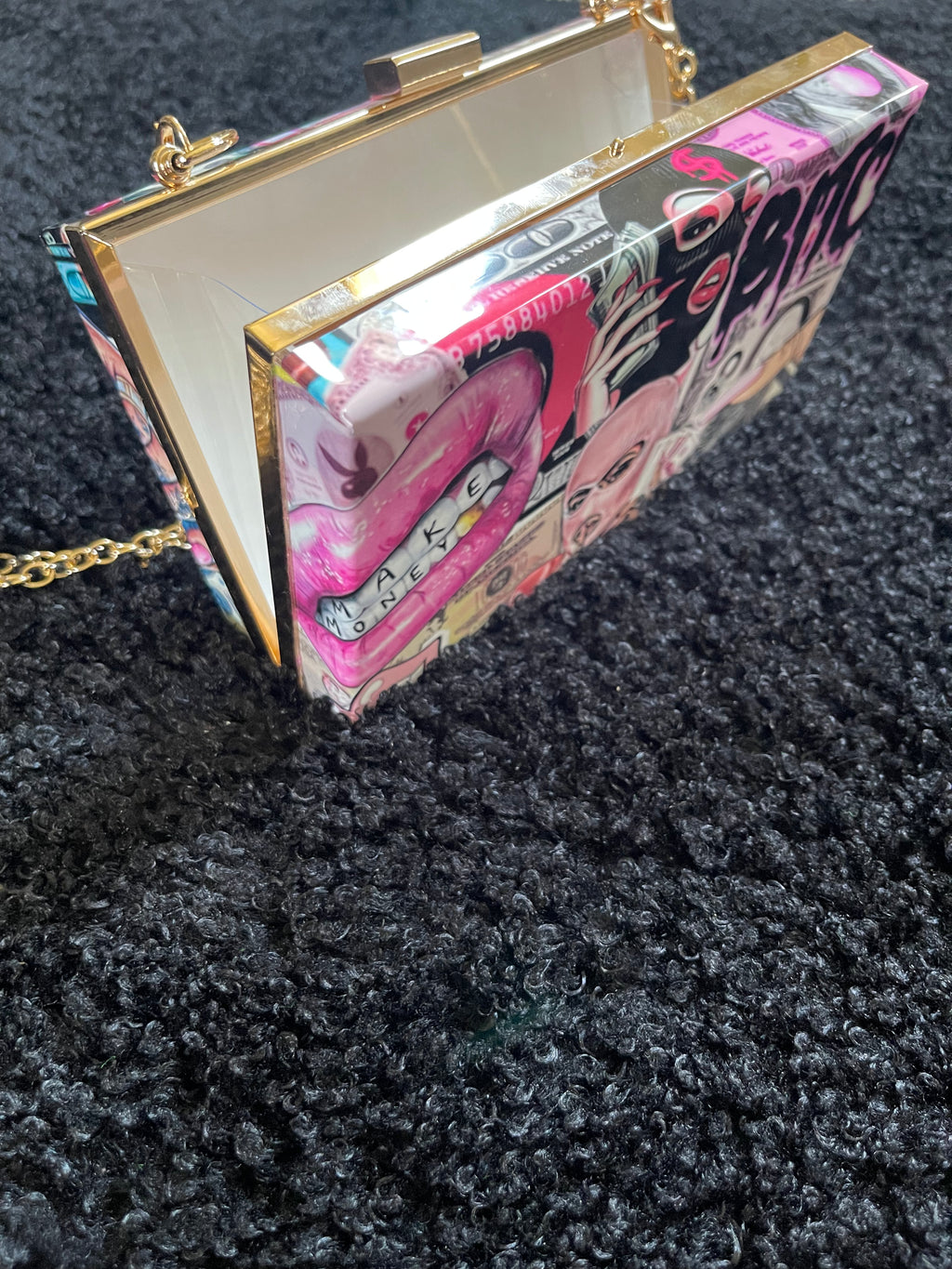 Customizable Acrylic Clutch Purse