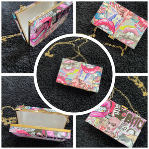 Customizable Acrylic Clutch Purse