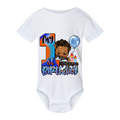Peek-A-Boo 1st Birthday Boy Onesie