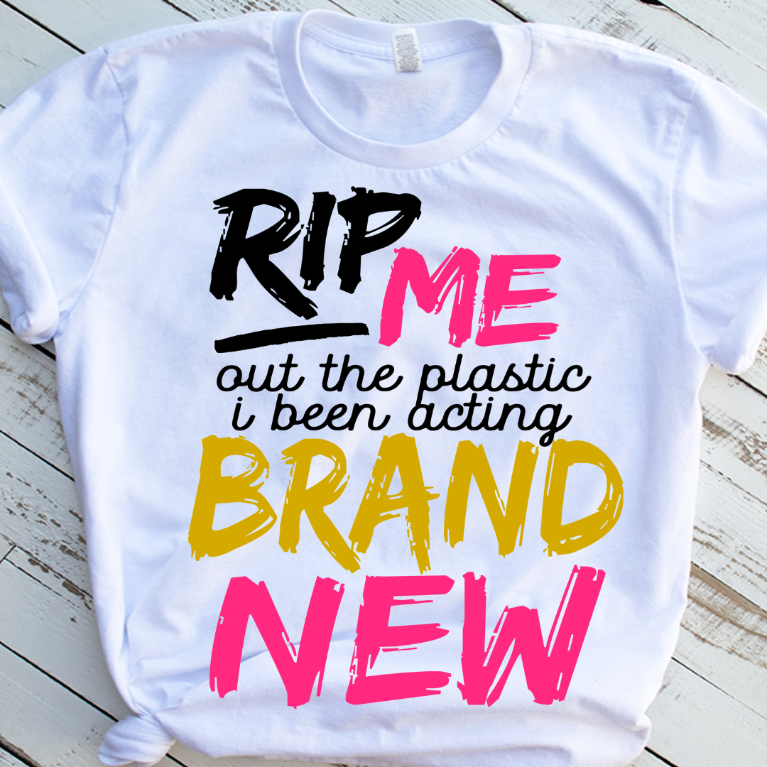 Rip me out the plastic