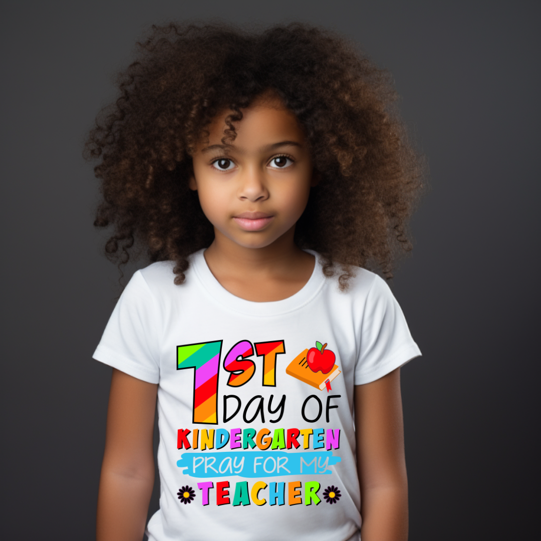 1st day of Kindergarten, pray for my teacher