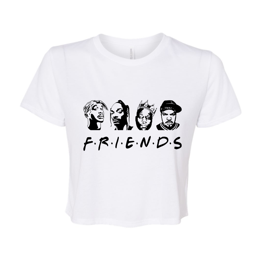 Legendary Hip Hop Friends Crop Top