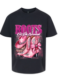 Boots On Da Ground Tee – Pink Cowgirl Edition 🤠💖