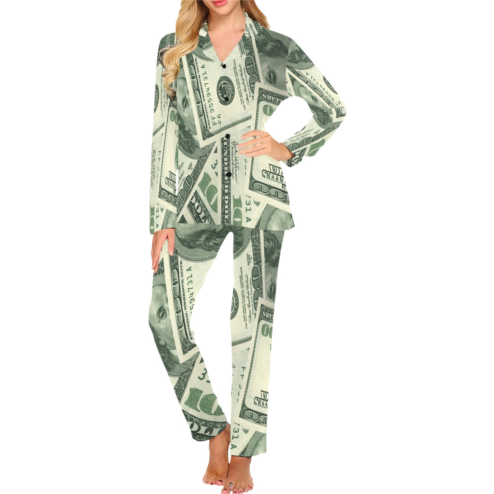 Customized Women's Long Pajama Set