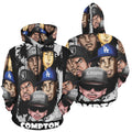 Customized Men's All Over Hoodie