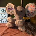 Newborn Baby Announcement Elephant