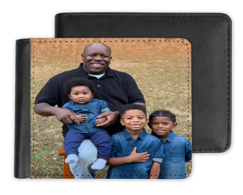 Customized Men's PU Trifold Wallet