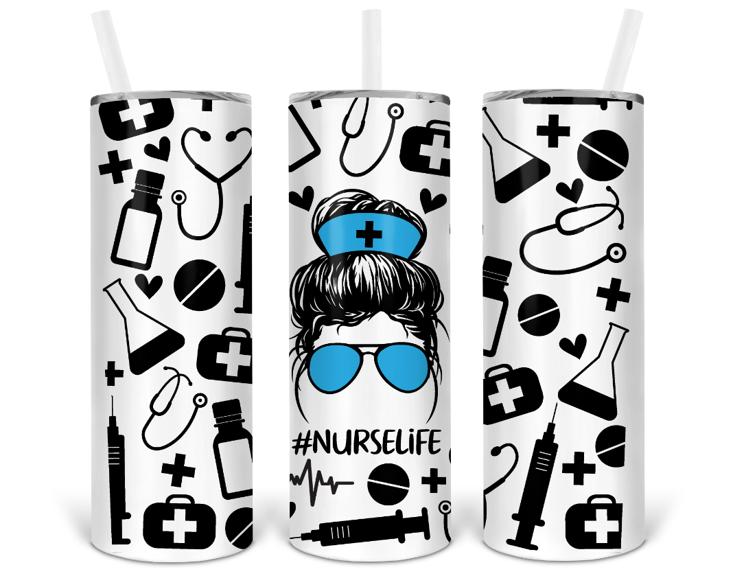 Customized 20 oz skinny tumbler