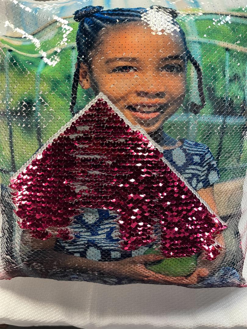 Customized Sequin Pillow
