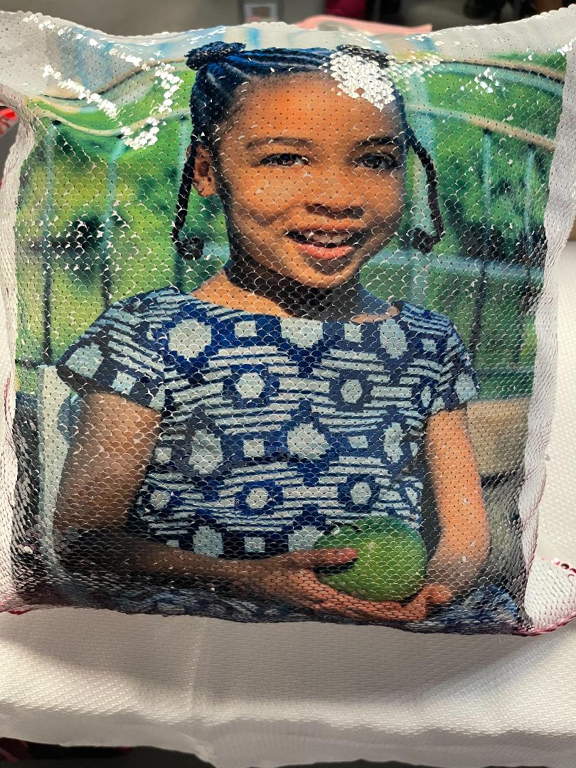 Customized Sequin Pillow
