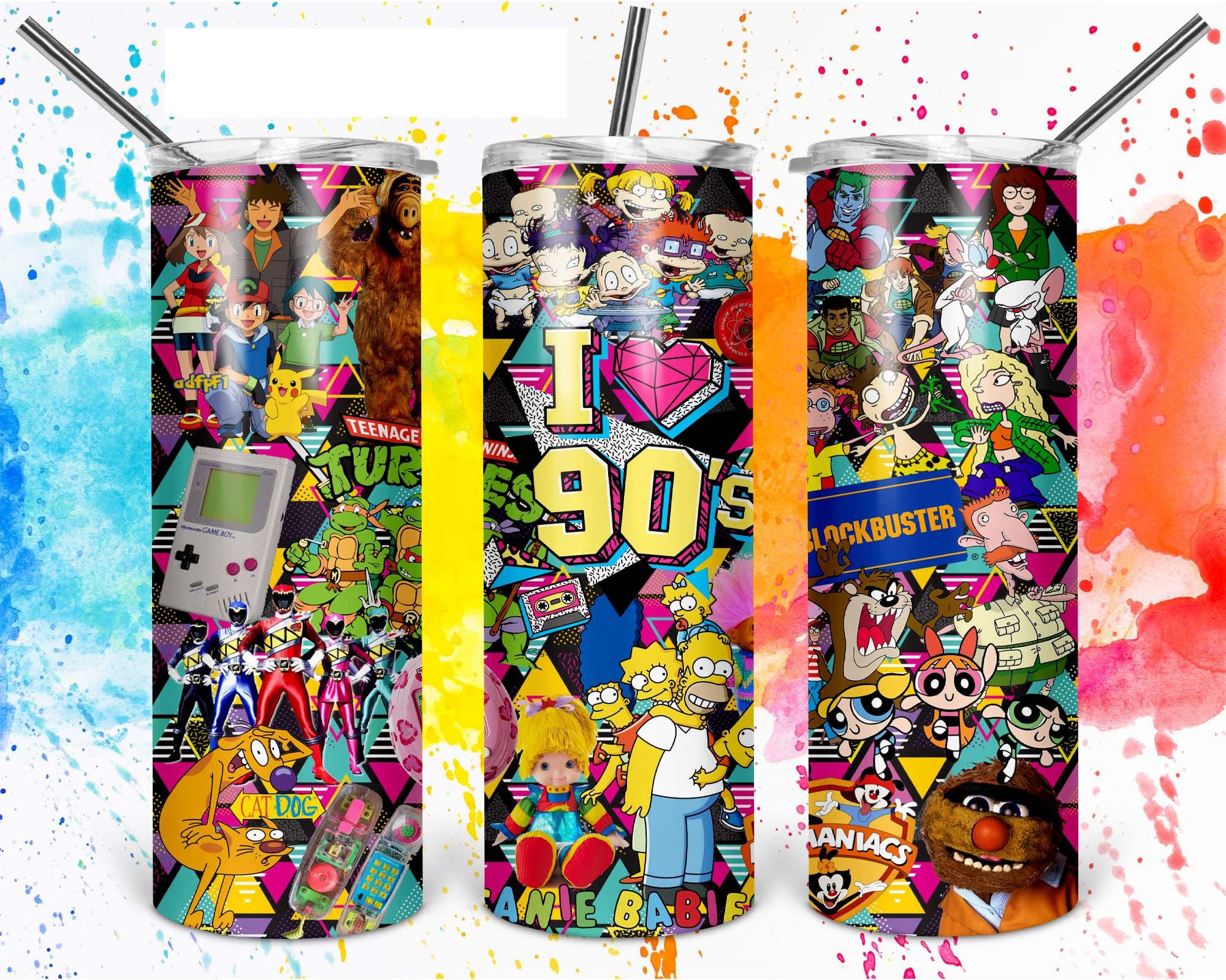 Customized 20 oz skinny tumbler