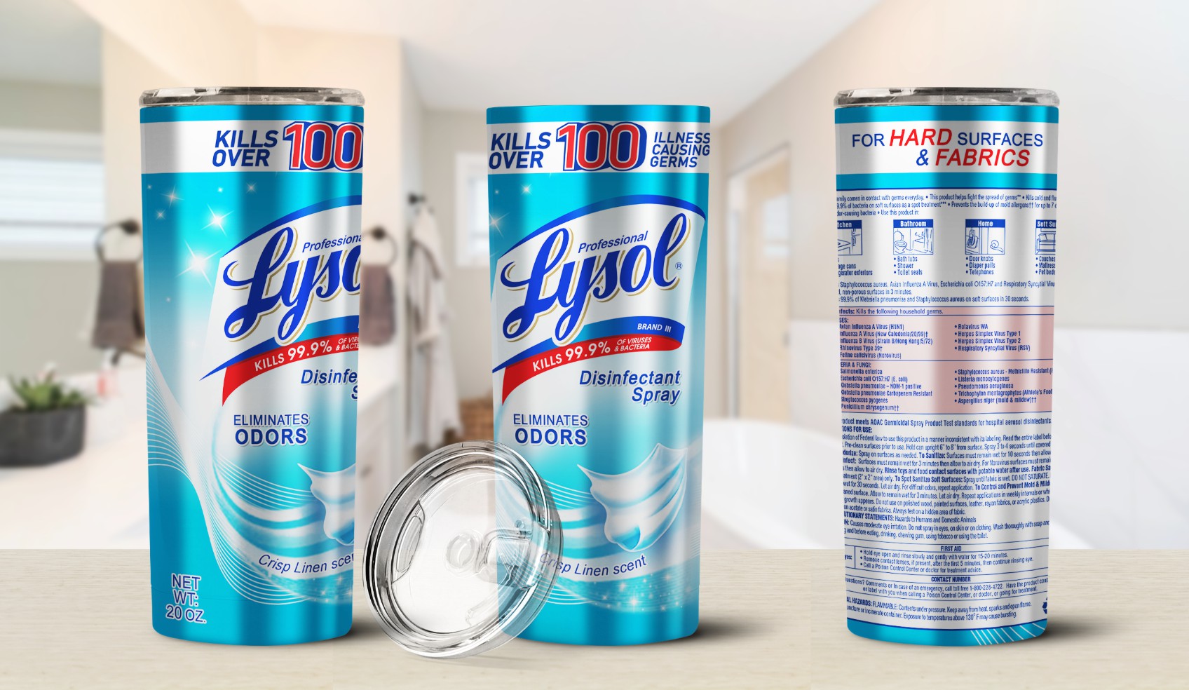 Customized 20 oz skinny tumbler